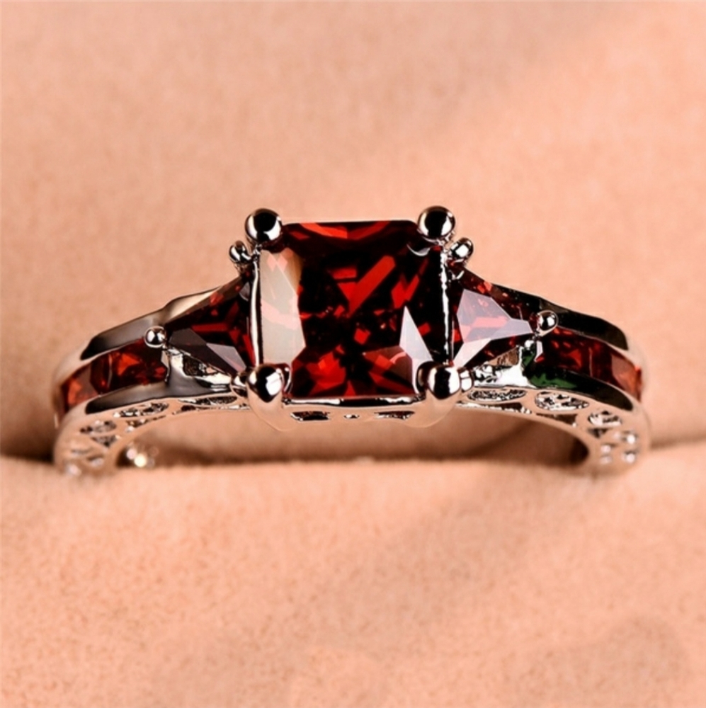 Red Princess Ring Valentines gift